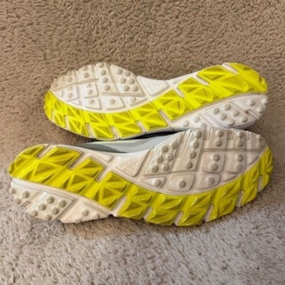 Adidas Adizero Sport II Womens Golf Shoes Grey Yellow Spikeless Q46777 Size 10 - Picture 7 of 9